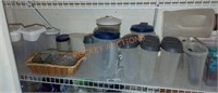 kitchen storage shelf lot