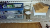 kitchen storage shelf lot