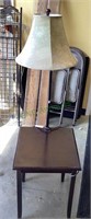 Table lamp with shade measures 23 x 17 x 17