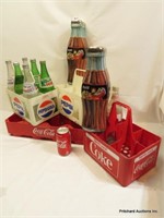 Coca Cola & Pepsi Carrier & Advertising Lot