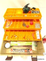 Fishing Tackle Box & Tackle