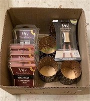 Box includes items from Woodwick Company.