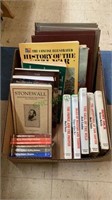 Box of books include Civil War books, great,