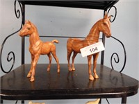 PR MID CENTURY HORSE FIGURINES