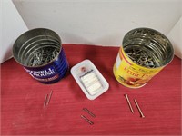 Assorted Nails and Screws - partially full