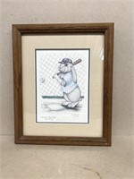 Sue Rupp signed in numbered another HARE ball