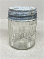 BURMA VITA company jar with zinc lid