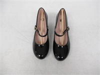 Women's Size 8 Heeled Flat, Black