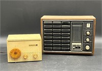 VTG GE AM/FM RADIO & UHF CONVERTER