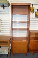 MID CENTURY STATEROOM  BOOK SHELVES WITH ENCLOSED