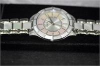 Ladies Mother of Pearl new watch with 3 year