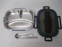 Stainless Steel Lunchbox, Blue