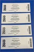4 Admission Tickets to Ft. Wayne Zoo