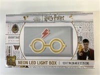 New Harry Potter Neon LED Light Box 12" x 7"