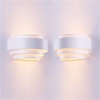 Set of 2 Pcs Modern Wall Sconce Indoor Wall Lamp