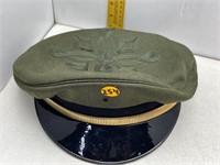 LANCASTER BRAND CALIFORNIA OFFICERS CAP 7 1/8