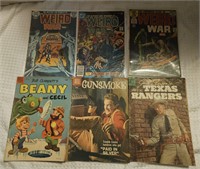 Lot of 6 Comic Books Gunsmoke Texas Rangers