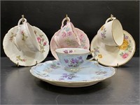 Vintage Tea Cup & Saucers