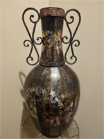 Large Metal Vase