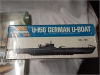 GERMAN U-BOAT U-156   VINTAGE MODEL