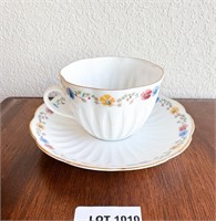 Flower Tea Cup and Saucer (Made in Finland)