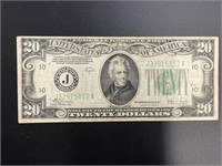 1934 Series C United States 20-Dollar Federal