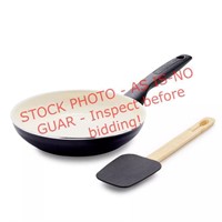 Green Pan ceramic nonstick 8in fry pan/ spatula