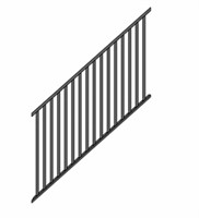(CX) CINCH 8’x40” Stair Rail, Black
