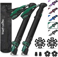 ULN - TheFitLife Collapsible Trekking Poles for Hi