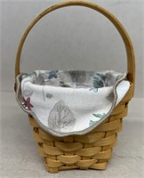 Longaberger 2001 basket with protector and liner