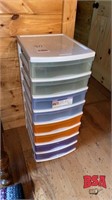 8-Drawer Plastic Storage Cabinet