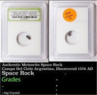 Authentic Meteorite Space Rock Campo Del Cielo Arg