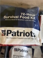 72 hour, survival food kit, breakfast, lunch and