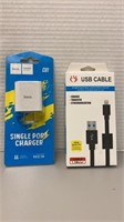USB cable w/charger