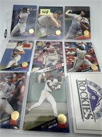 9 Baseball Cards Ryan O'Neil