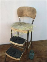 Retro Cosco Kitchen step stool