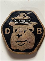 SMOKEY DA BEAR (D B) BELT BUCKLE