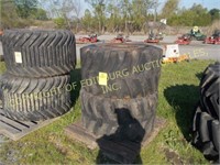 (2) 48x25.00-20 WHEELS & TIRES