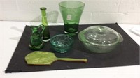 Green Glass Decor M14D