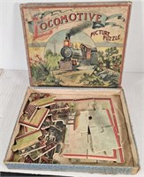 1894 Parker Bros. Locomotive Train Puzzle
