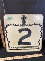 The King’s Highway sign-18” square