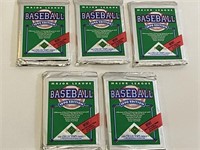 1990 Upper Deck Baseball Card Pack LOT All Packs