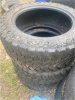 3 tires. 33x12.50x 20