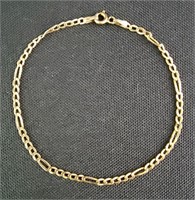 14k Gold Chain Link Bracelet