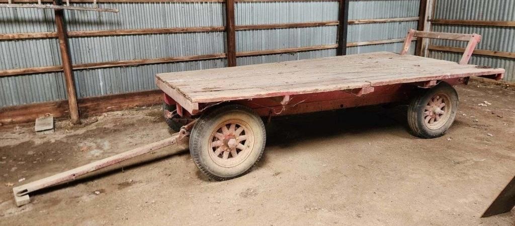 Flatbed Hay Trailer