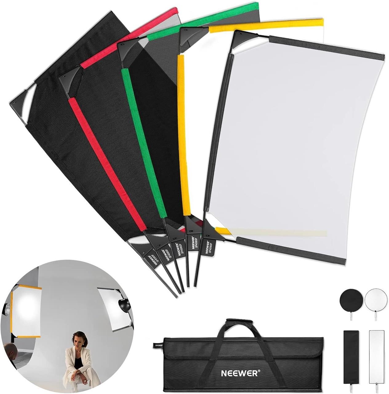5-in-1 Foldable Scrim Flag Photography Kit