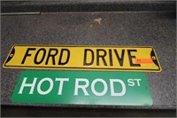 2 Signs (Hot Rod, Ford Drive)