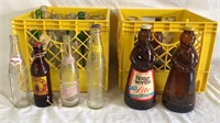 Large Lot Old Soda Bottles Tab, Mason's RB