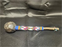 Native American Beaded Drum Stick