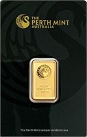 5g Perth Mint 99.99 Gold Bullion Bar